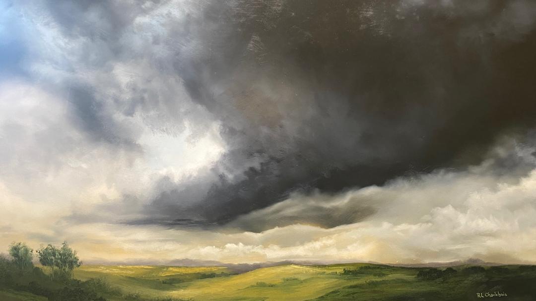 Détermination, huile de René-Lyne Charlebois